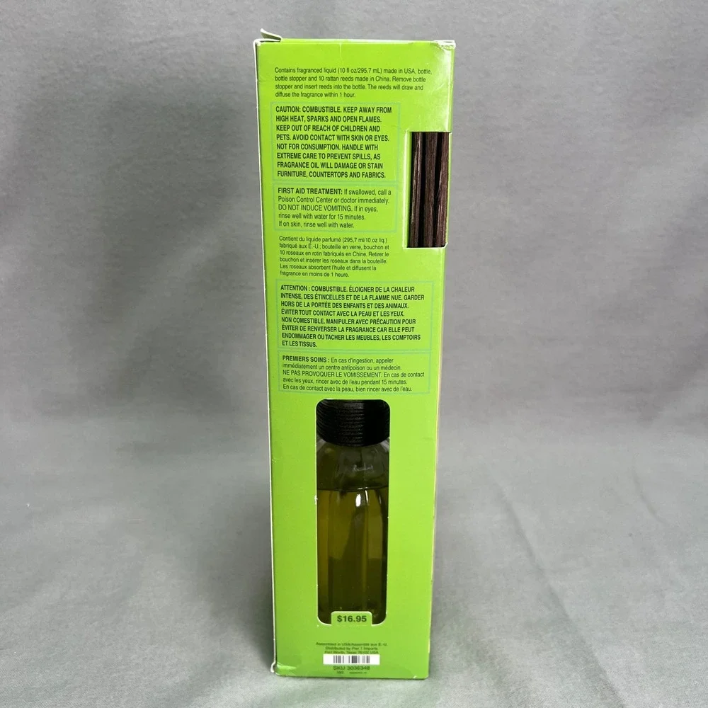 Pier 1 Imports Reed Diffuser Honey & Pear Discontinued Fragrance 10oz NOS 2016